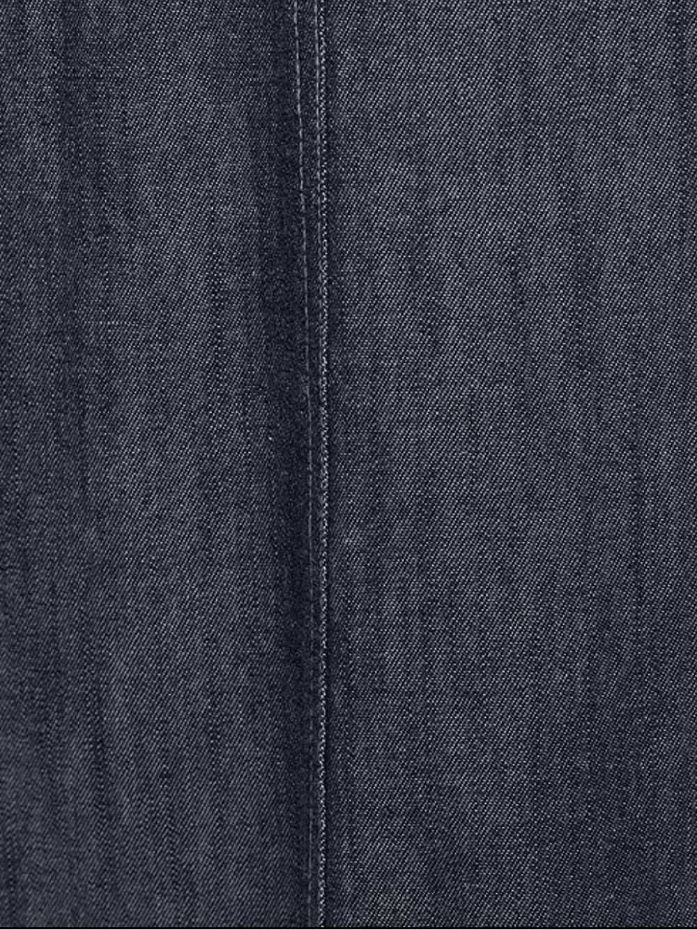Eileen Fisher Organic Cotton Denim Maxi Full Skirt in Deep Blue Medium - Picture 9 of 11